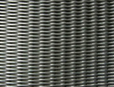 Heavier woven wires must be pre-crimped. The material remains stable and rigid after the crimping process. Pre-crimped woven wire mesh is ideal for both industrial & architectural applications.
