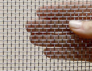 Stainless steel wire mesh, specifically Type 304 stainless steel, is the most popular material for producing woven wire cloth. Also known as 18-8 because of its 18 percent chromium and eight percent nickel components, 304 is a basic stainless alloy that offers a combination of strength, corrosion resistance and affordability. Type 304 stainless steel is normally the best option when manufacturing grilles, vents or filters used for the general screening of liquids, powders, abrasives and solids.